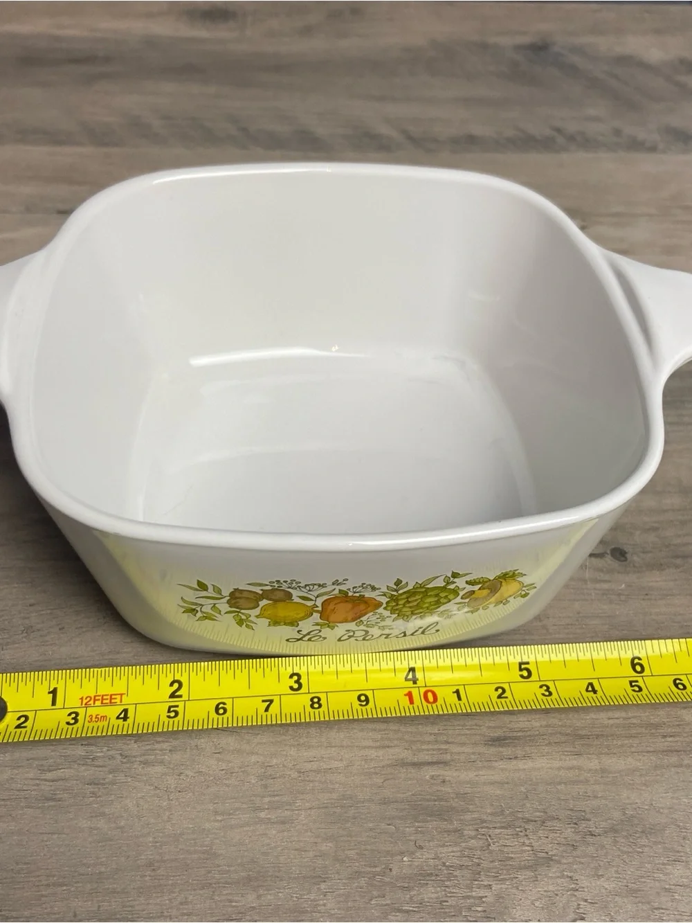 VTG CORNING WARE P-43-B 700 ML SPICE OF LIFE CASSEROLE DISHE LE PERSIL‎